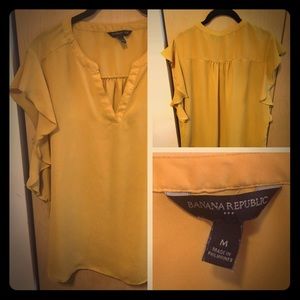 Banana Republic Flutter-Sleeve Top